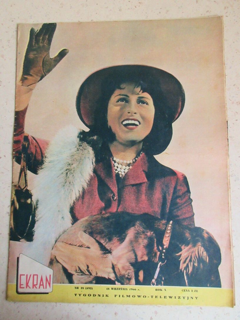 EKRAN (Po) magazine side cover Issue 493 18 September 1966