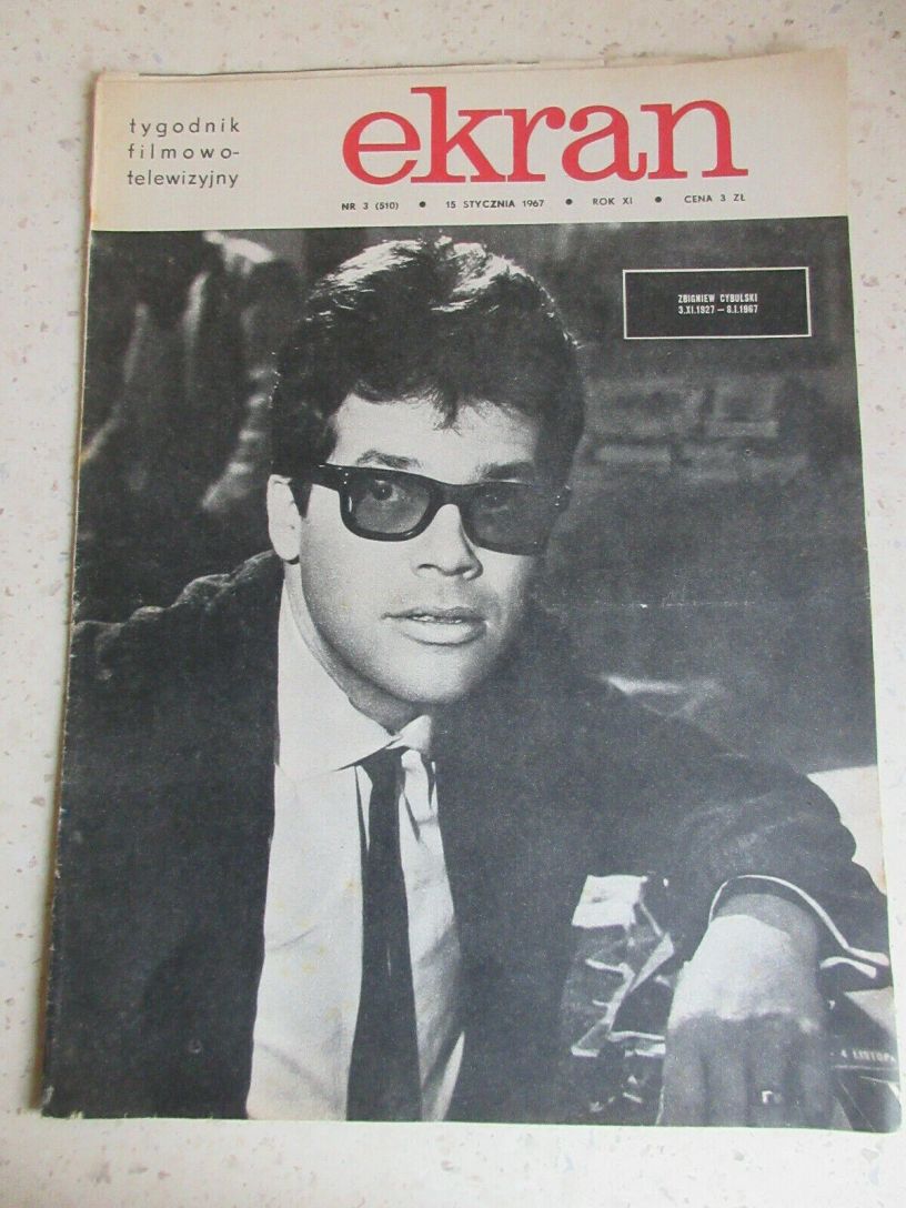 EKRAN (Po) magazine side cover Issue 510 15 January 1967