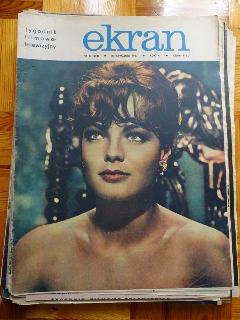 EKRAN (Po) magazine side cover Issue 512 29 January 1967