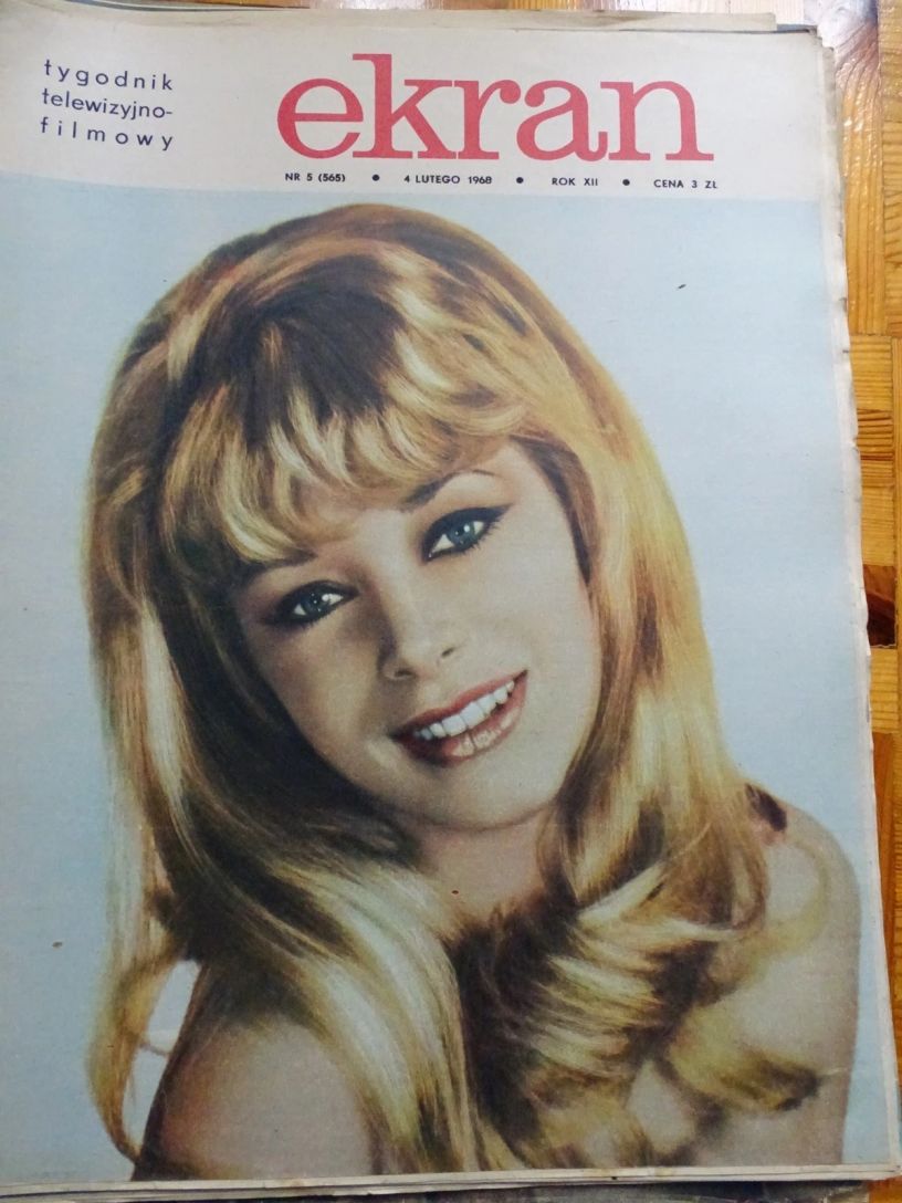 EKRAN (Po) magazine side cover Issue 565 4 February 1968
