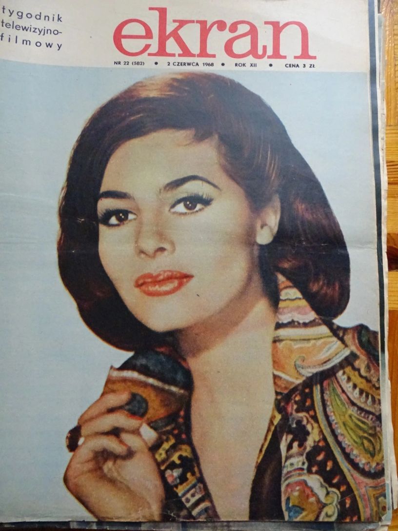 EKRAN (Po) magazine side cover Issue 582 2 June 1968