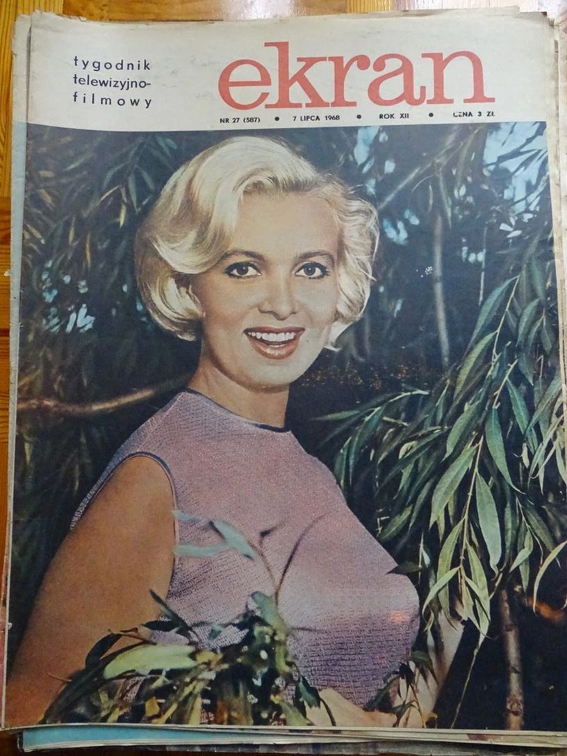 EKRAN (Po) magazine side cover Issue 587 7 July 1968