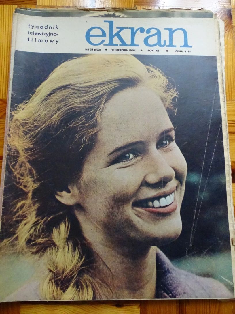 EKRAN (Po) magazine side cover Issue 593 18 August 1968