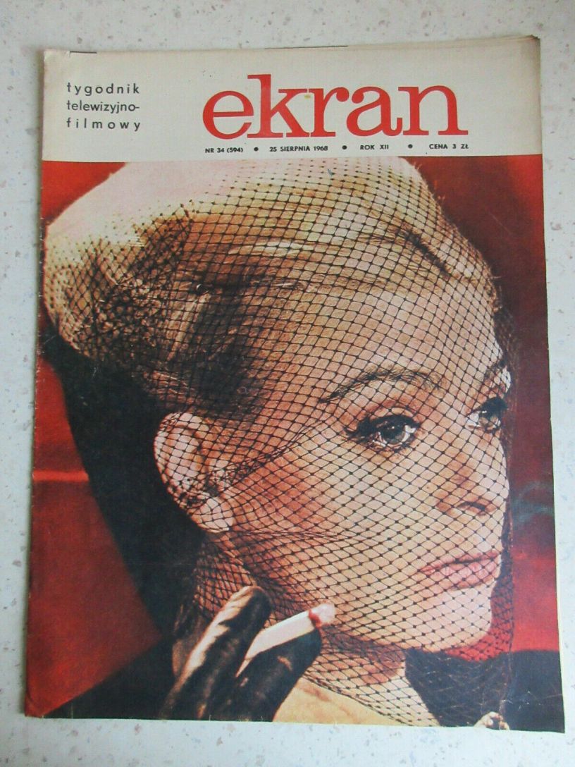 EKRAN (Po) magazine side cover Issue 594 25 August 1968