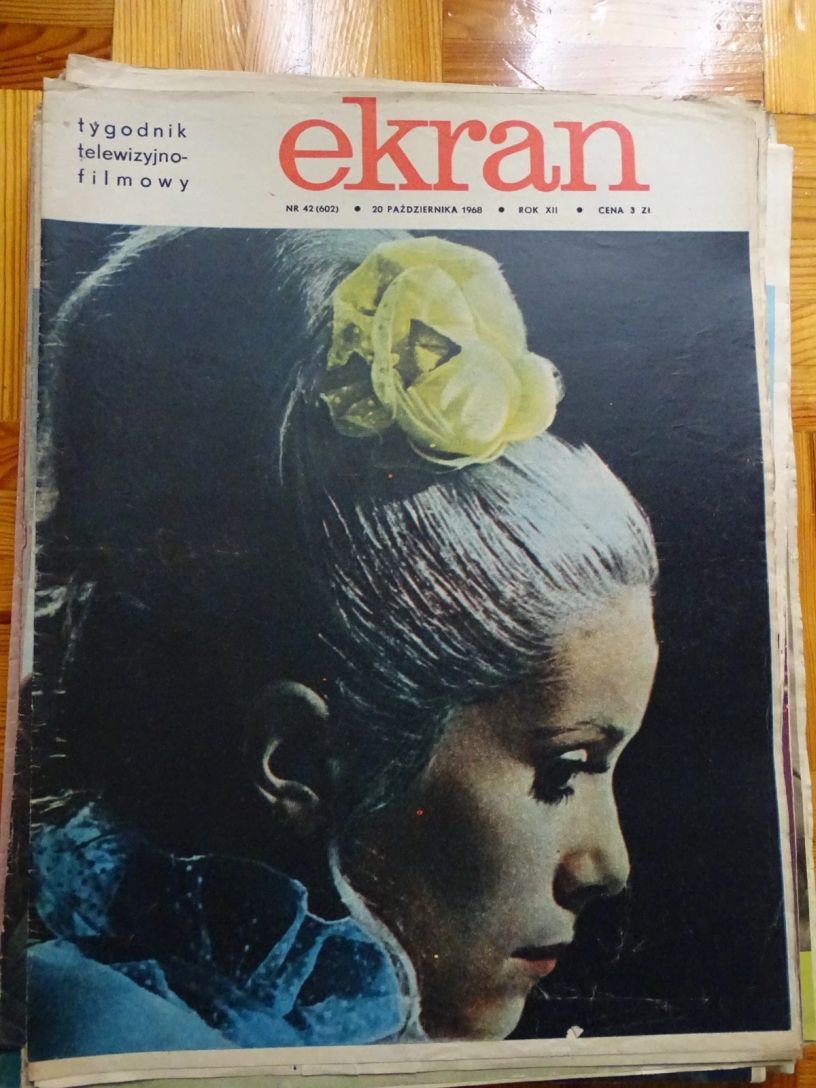 EKRAN (Po) magazine side cover Issue 682 20 October 1968