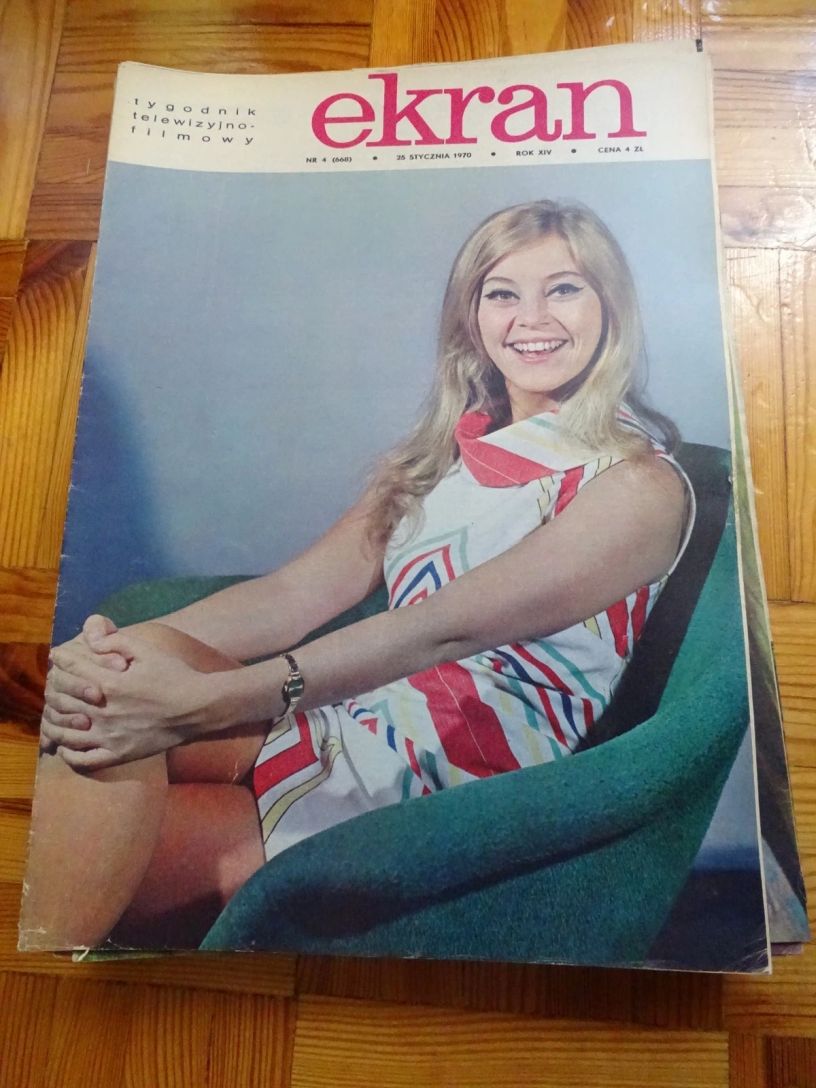 EKRAN (Po) magazine side cover Issue 668 25 January 1970