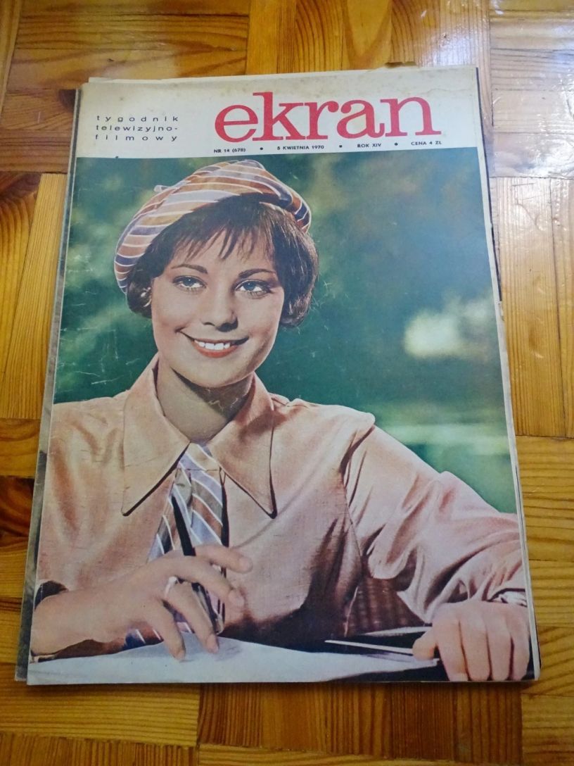 EKRAN (Po) magazine side cover Issue 678 5 April 1970