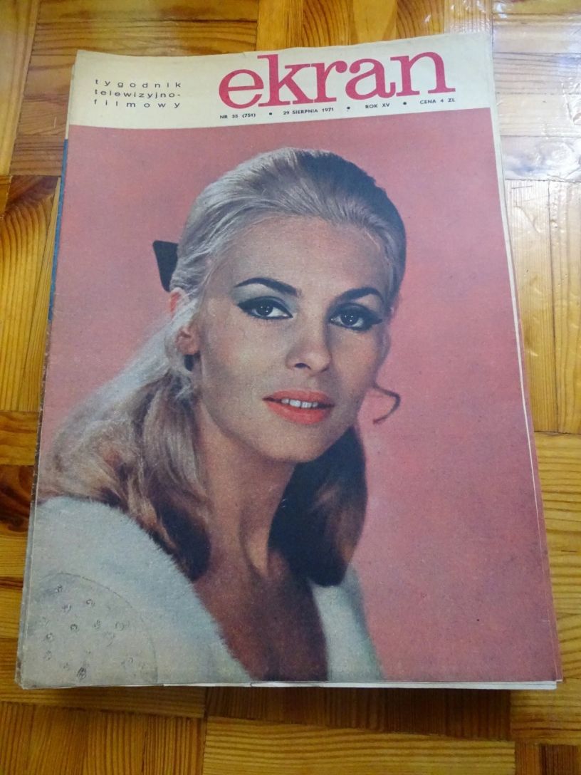 EKRAN (Po) magazine side cover Issue 751 29 August 1971