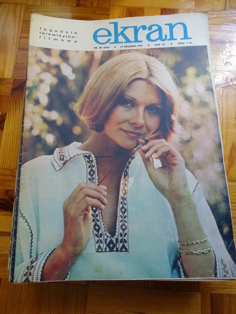 EKRAN (Po) magazine side cover Issue 754 19 September 1971