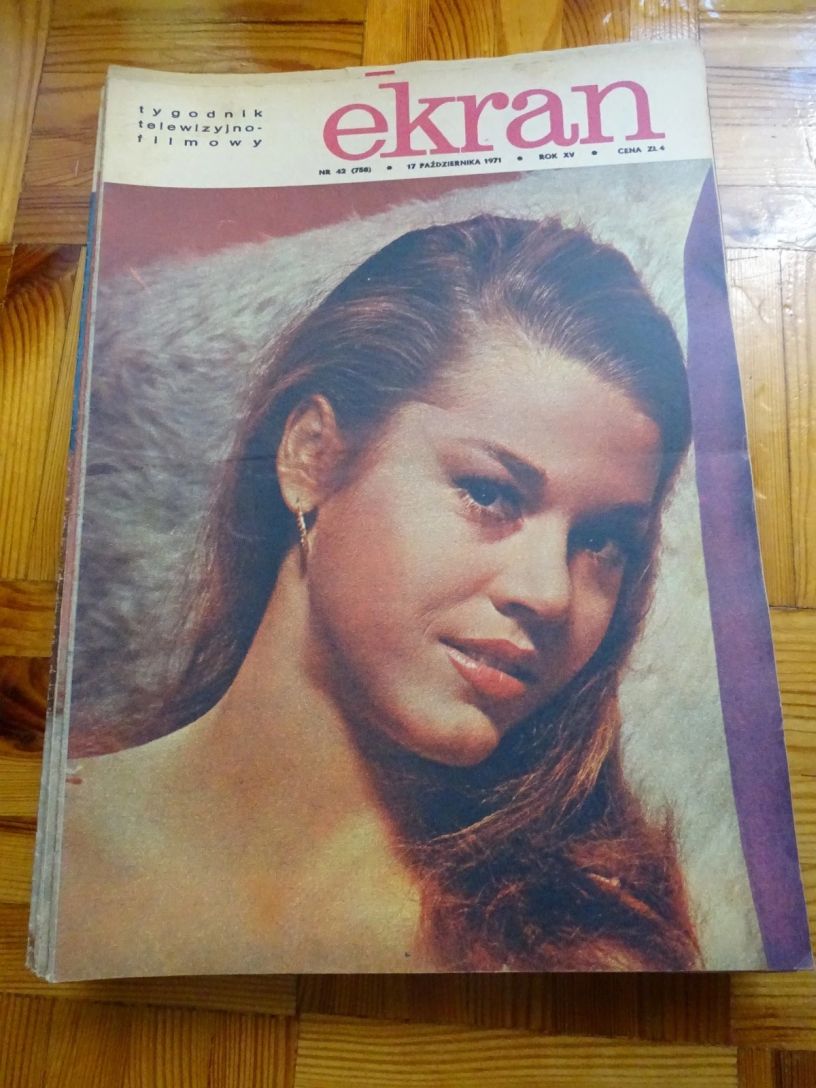 EKRAN (Po) magazine side cover Issue 756 17 October 1971