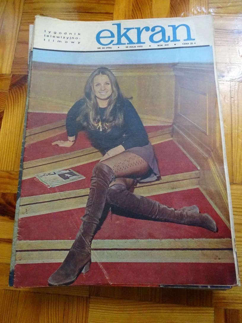 EKRAN (Po) magazine side cover Issue 790 28 May 1972