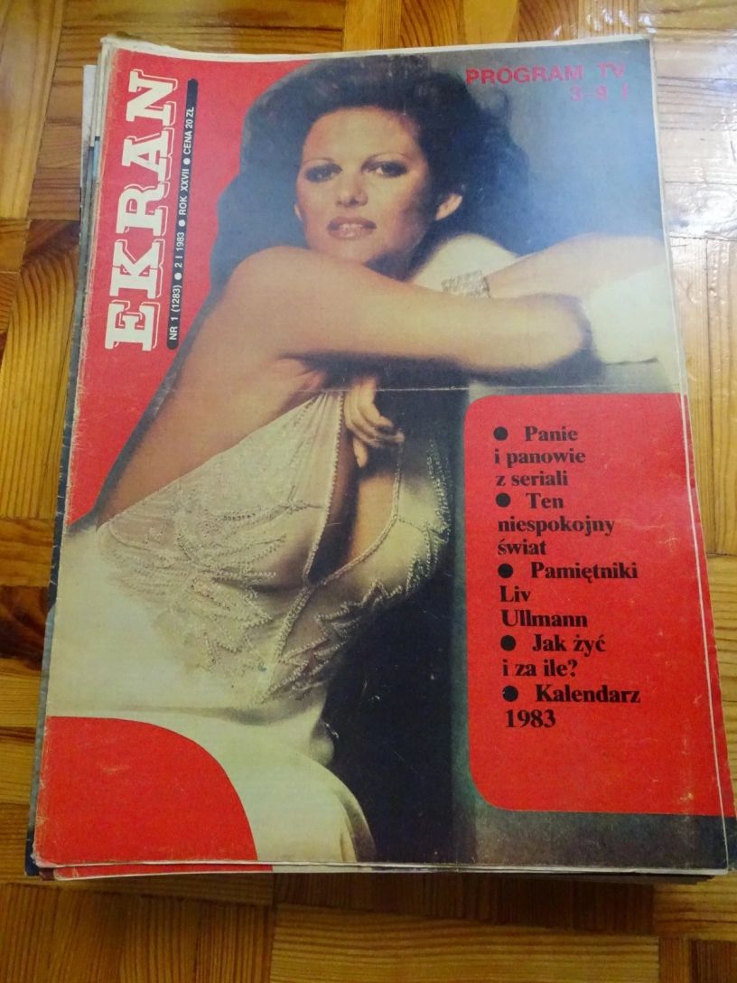 EKRAN (Po) magazine side cover Issue 1283 2 January 1983