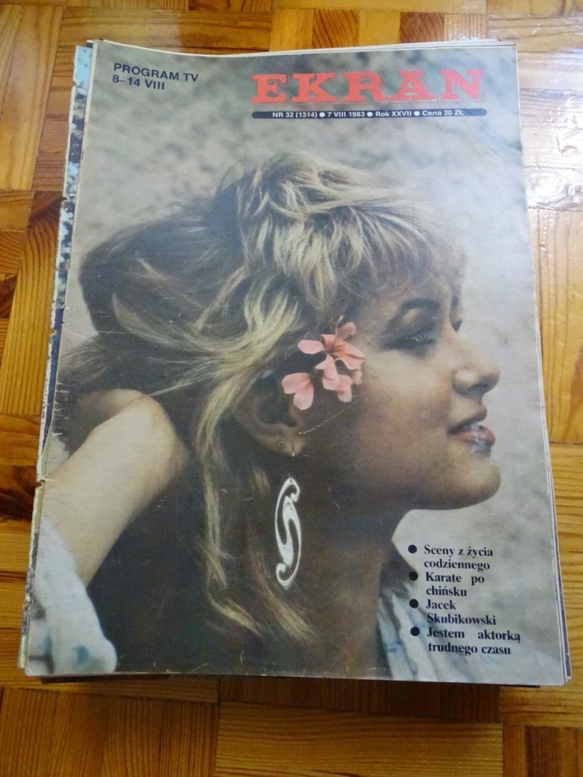 EKRAN (Po) magazine side cover Issue 1314 7 August 1983