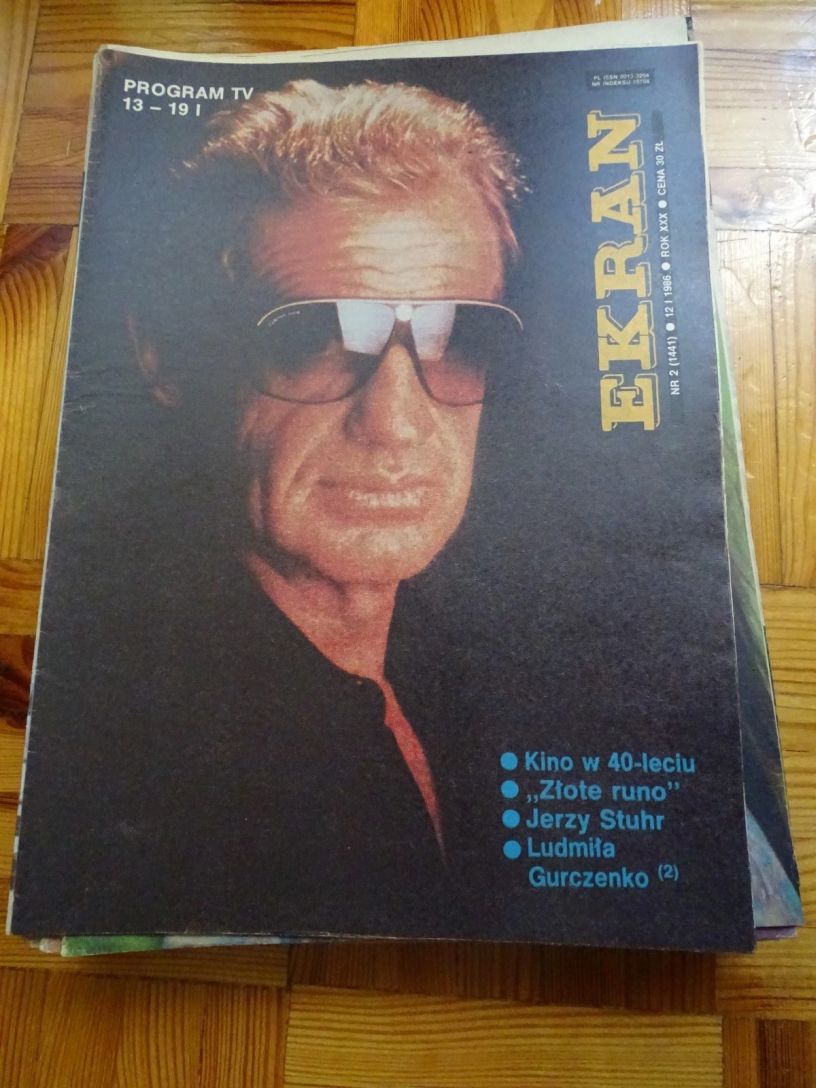 EKRAN (Po) magazine side cover Issue 1441 12 January 1986