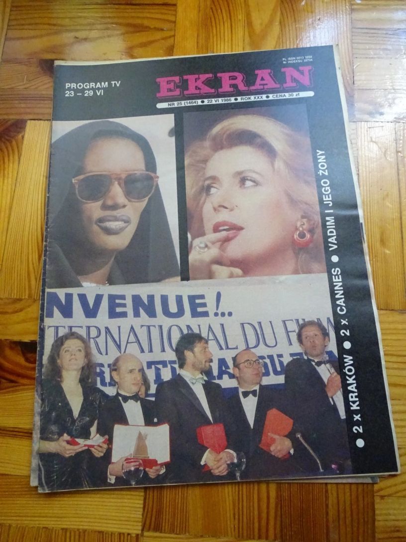 EKRAN (Po) magazine side cover Issue 1464 22 June 1986