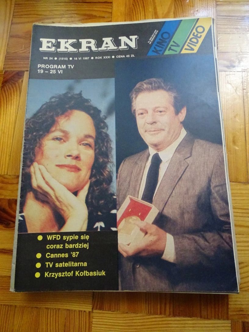 EKRAN (Po) magazine side cover Issue 1515 18 June 1987
