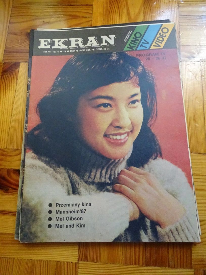 EKRAN (Po) magazine side cover Issue 1537 19 November 1987