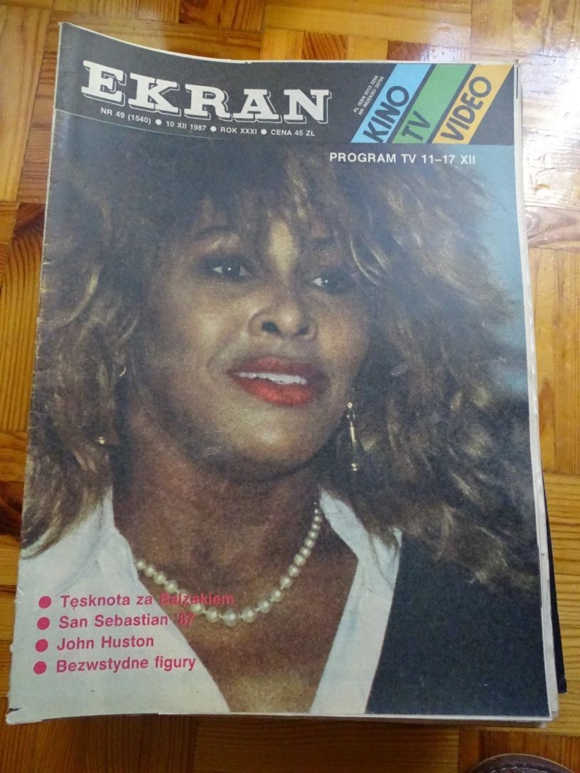 EKRAN (Po) magazine side cover Issue 1540 10 December 1987