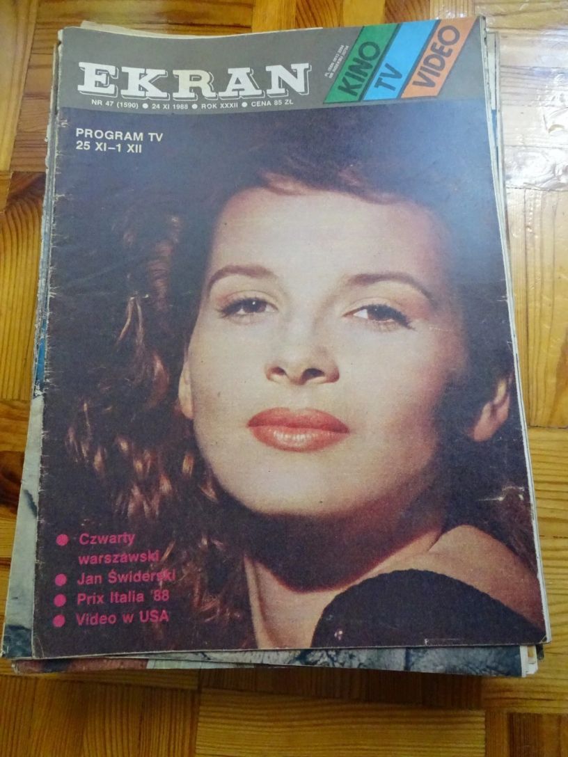 EKRAN (Po) magazine side cover Issue 1590 24 November 1988