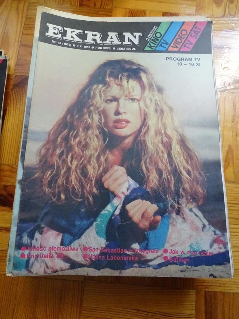 EKRAN (Po) magazine side cover Issue 1638 9 November 1989