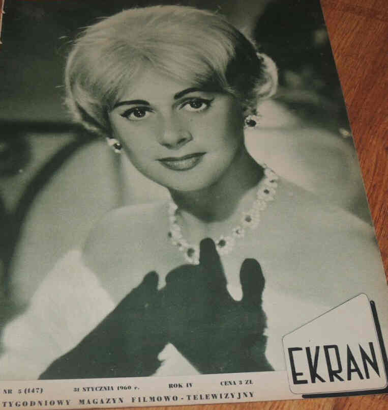 EKRAN (Po) magazine side cover Issue 147 31 January 1960