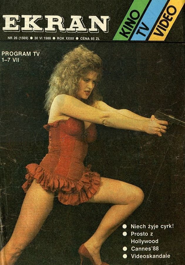 EKRAN (Po) magazine side cover Issue 1569 30 June 1988