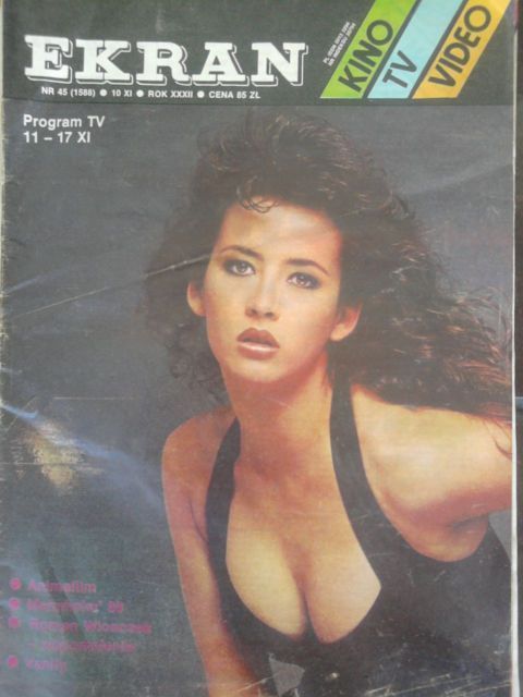 EKRAN (Po) magazine side cover Issue 1588 10 November 1988