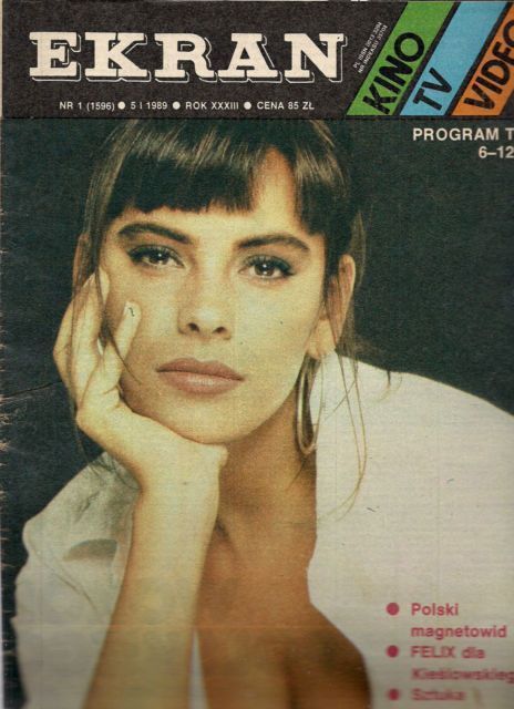 EKRAN (Po) magazine side cover Issue 1596  1989