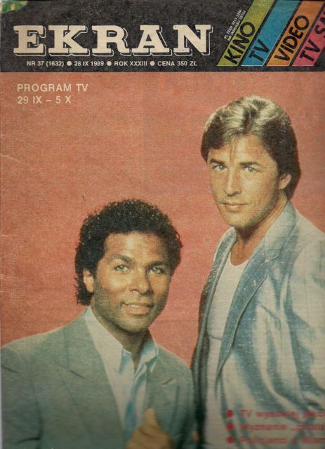 EKRAN (Po) magazine side cover Issue 1632  1989