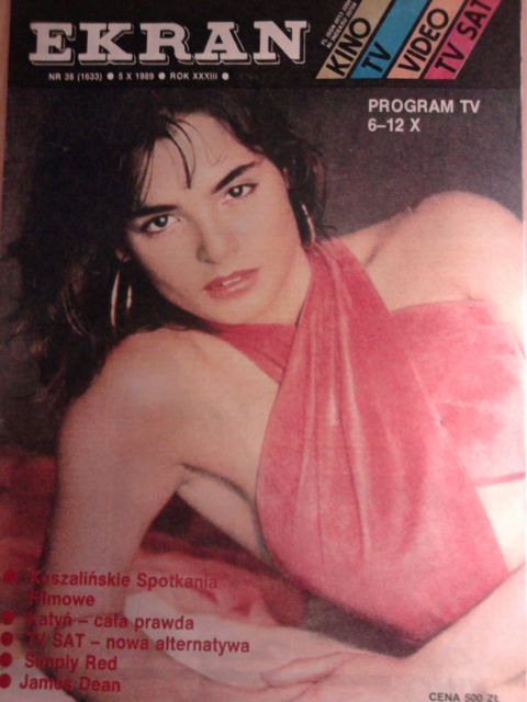 EKRAN (Po) magazine side cover Issue 1633  1989