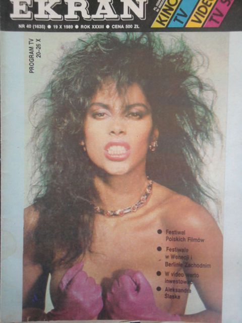 EKRAN (Po) magazine side cover Issue 1635  1989