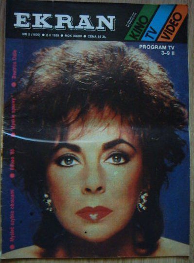EKRAN (Po) magazine side cover Issue 1600  1989