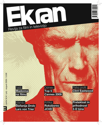 EKRAN magazine side cover August 2009