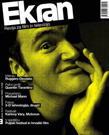 EKRAN magazine side cover September 2009