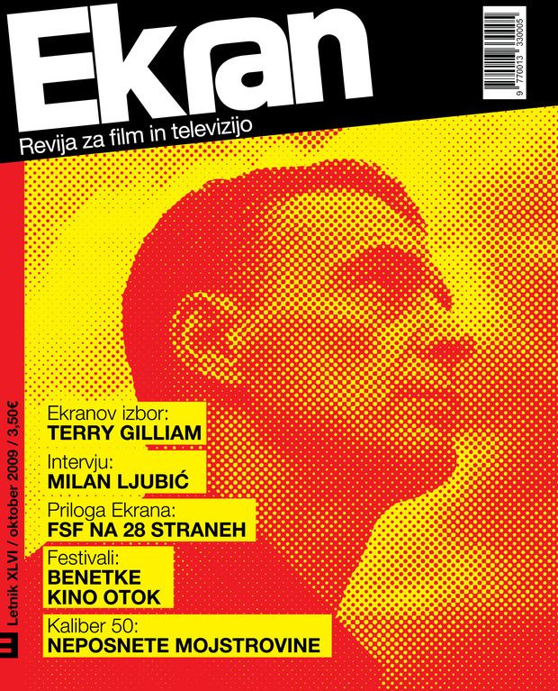 EKRAN magazine side cover October 2009