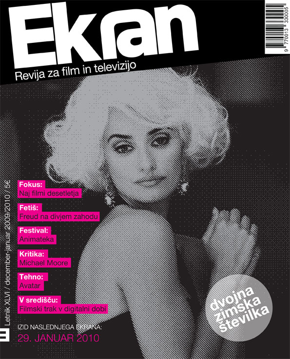 EKRAN magazine side cover December 2009