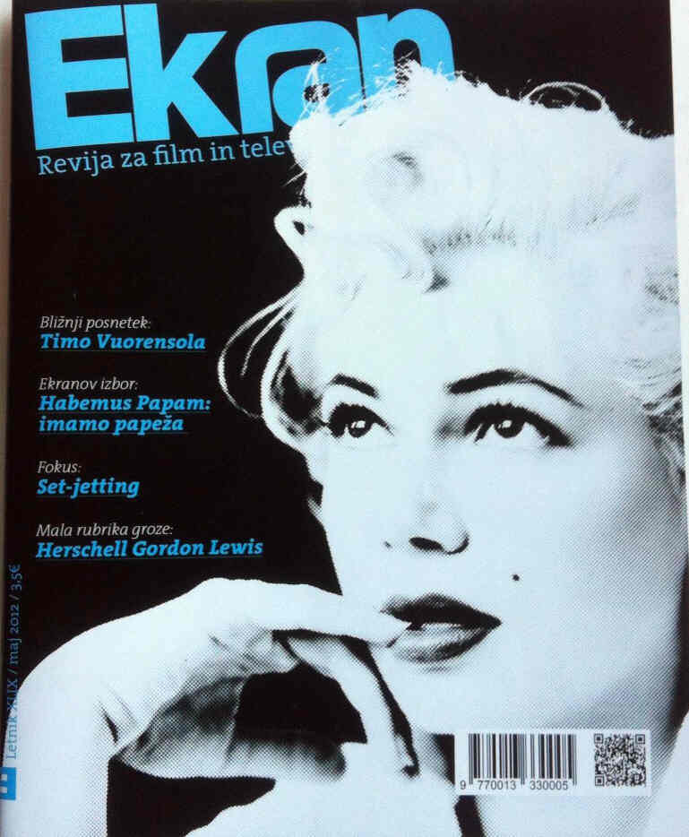 EKRAN magazine side cover May 2012