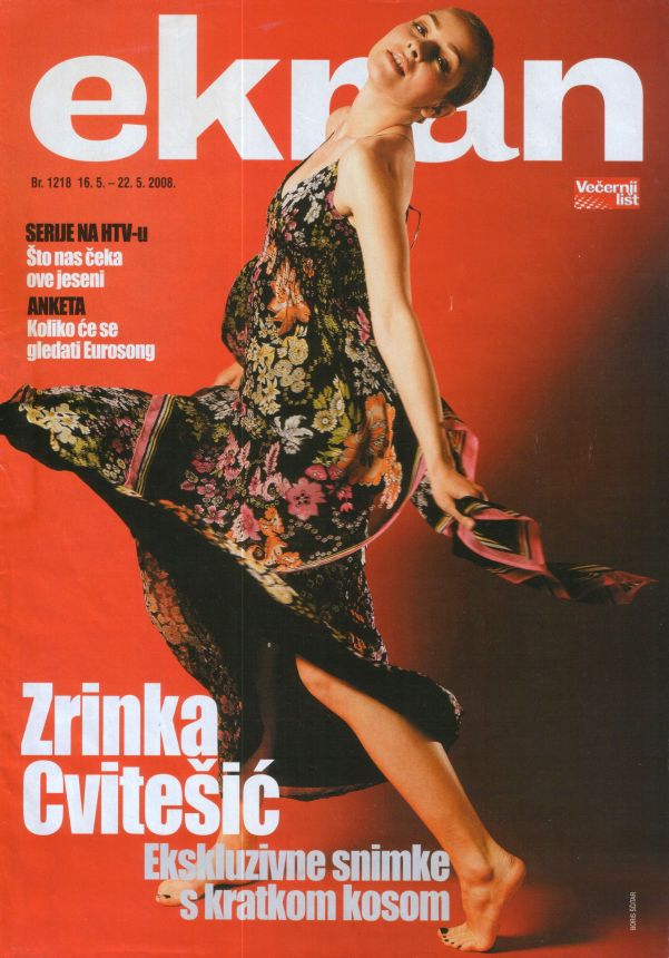 EKRAN CROATIA magazine side cover 16 May 2008