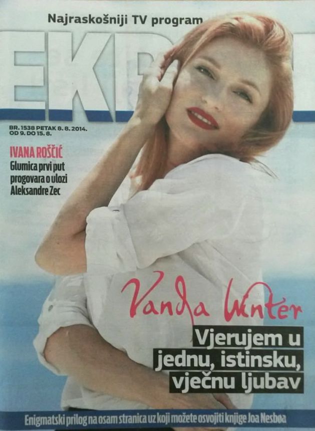 EKRAN CROATIA magazine side cover 8 August 2014