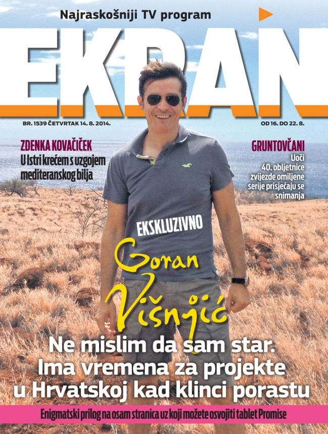 EKRAN CROATIA magazine side cover 14 August 2014
