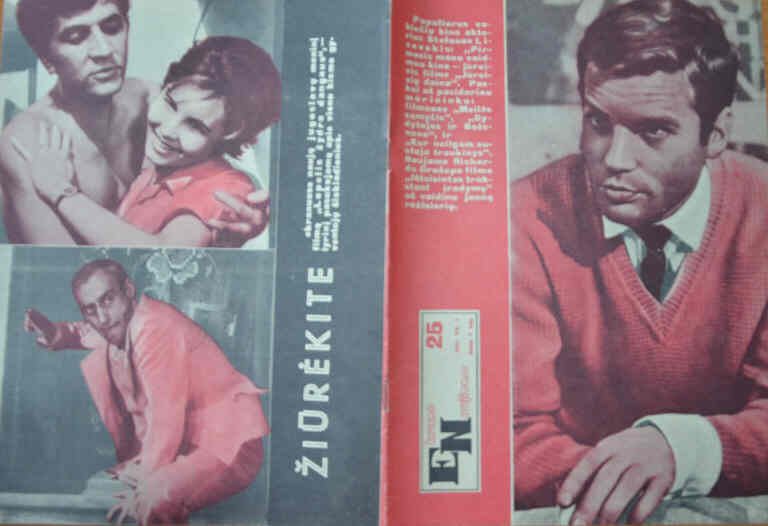 EKRANO NAUJIENOS magazine side cover Issue 25  1962