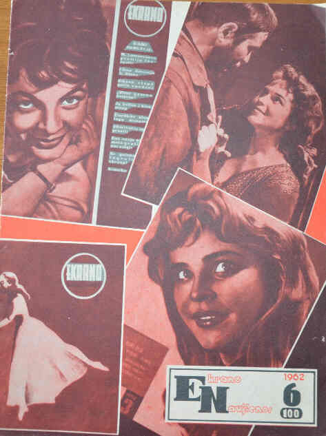 EKRANO NAUJIENOS magazine side cover Issue 6  1962