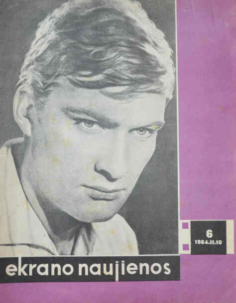 EKRANO NAUJIENOS magazine side cover Issue 6  1964