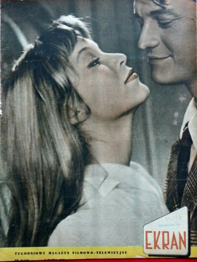 EKRAN (Po) magazine side cover Issue 48 9 March 1958