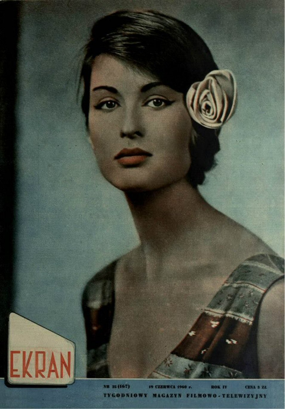 EKRAN (Po) magazine side cover Issue 167 19 June 1960