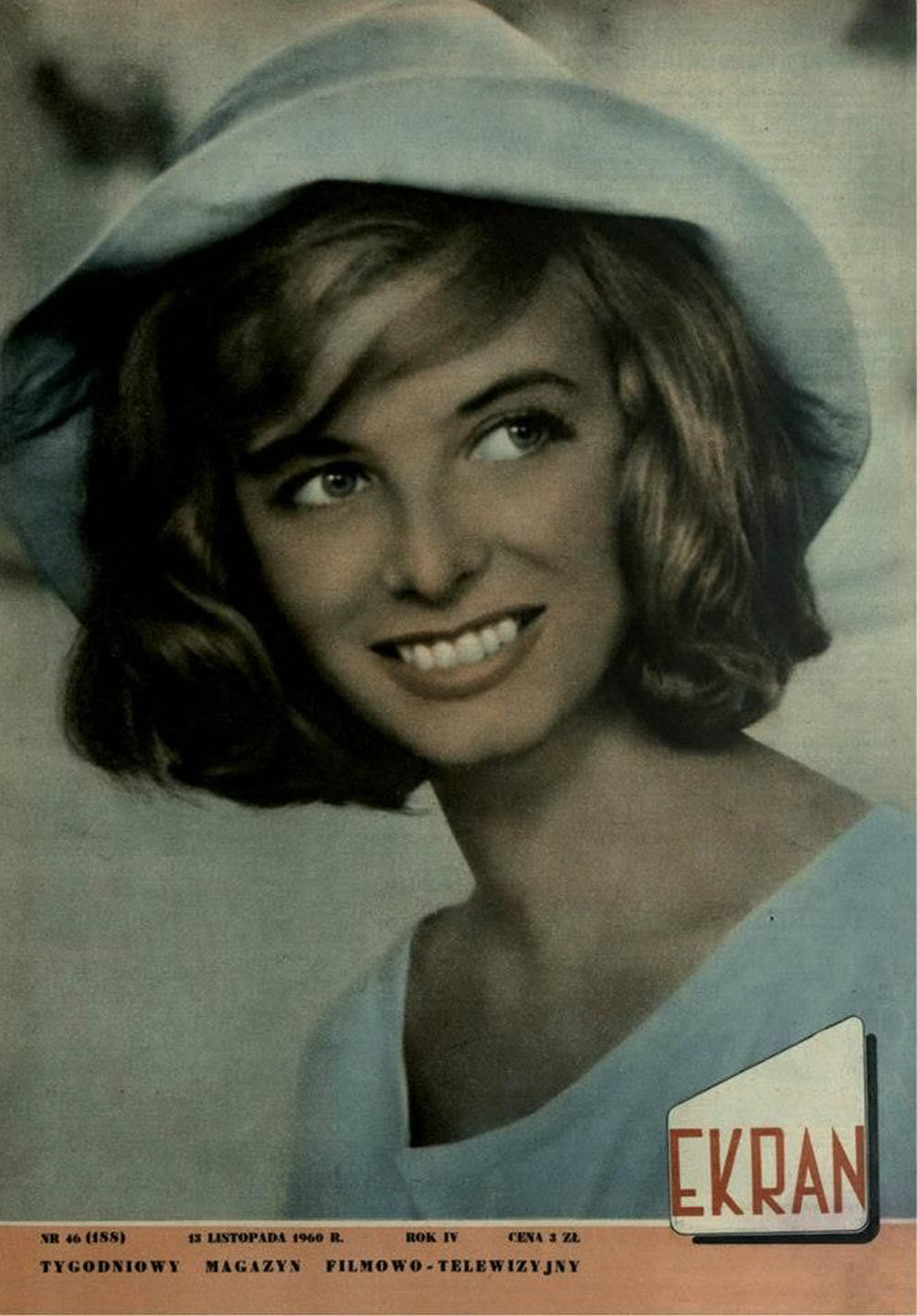 EKRAN (Po) magazine side cover Issue 188 13 November 1960