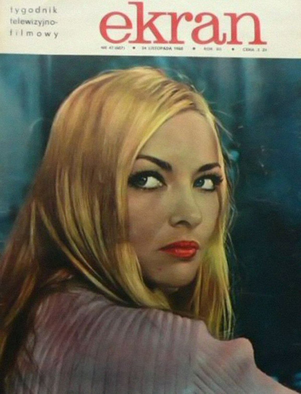 EKRAN (Po) magazine side cover 24 November 1961