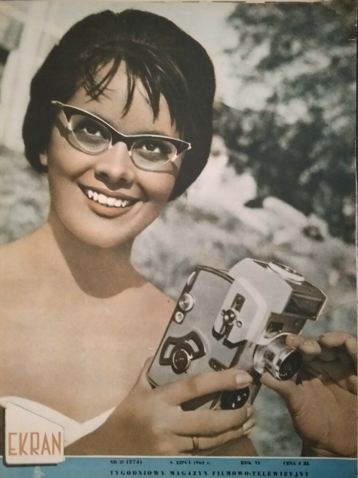 EKRAN (Po) magazine side cover Issue 274 8 July 1962