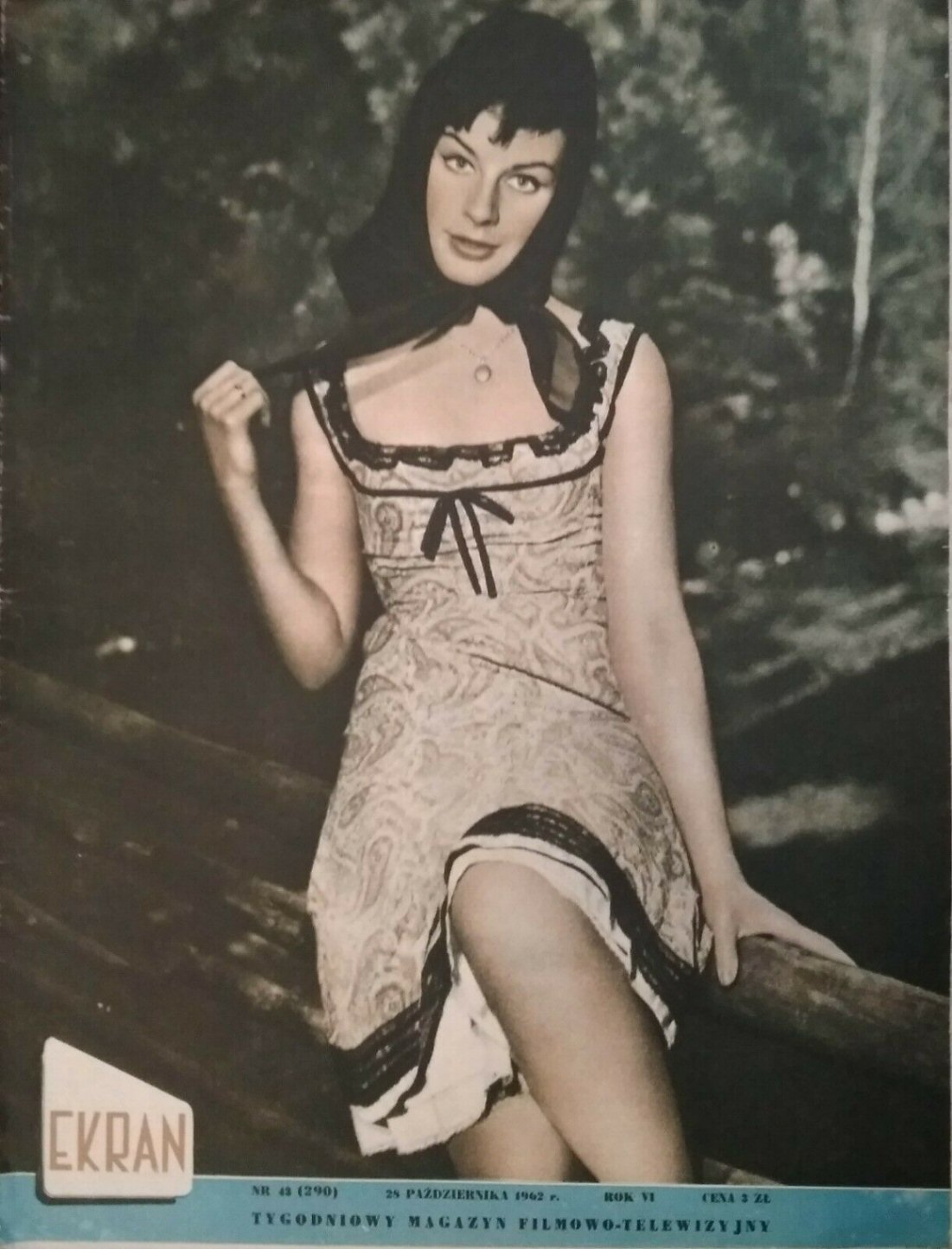 EKRAN (Po) magazine side cover Issue 290 28 October 1962