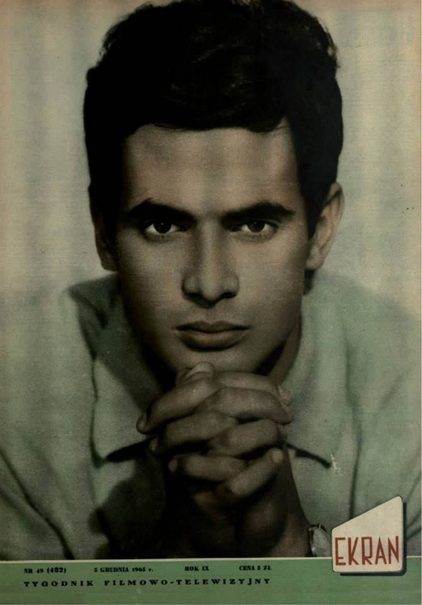 EKRAN (Po) magazine side cover Issue 452  Vol 9 No  49 3 December 1965